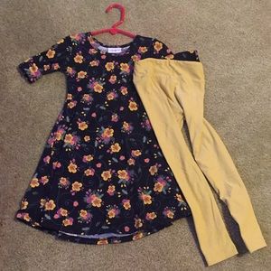 LuLaRoe Dress and Leggings